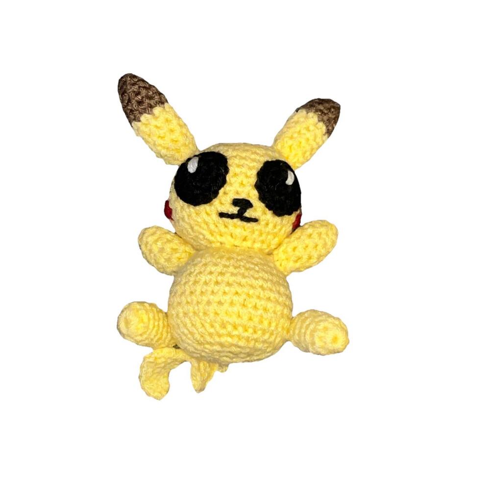 Pokemon Pikachu  - unique amigurumi crochet handmade soft toy pikachu